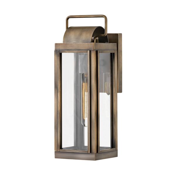 Hinkley Lighting - Sag Harbor - HK-SAG-HARBOR-S-BU - Burnished Bronze Clear Glass IP44 Outdoor Wall Light