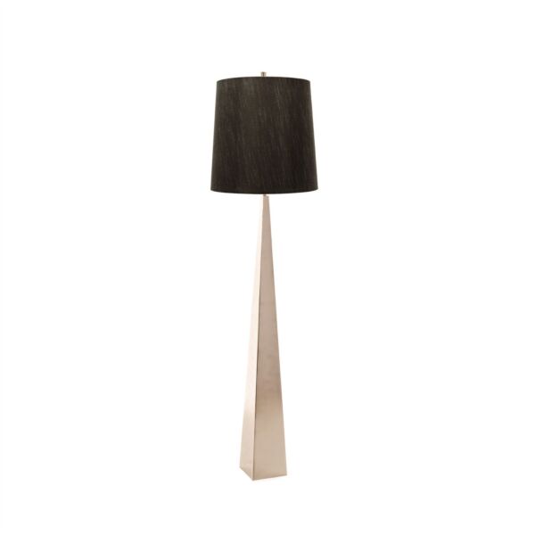 Elstead Lighting - Ascent - ASCENT-FL-PN-BK - Nickel Black Floor Lamp