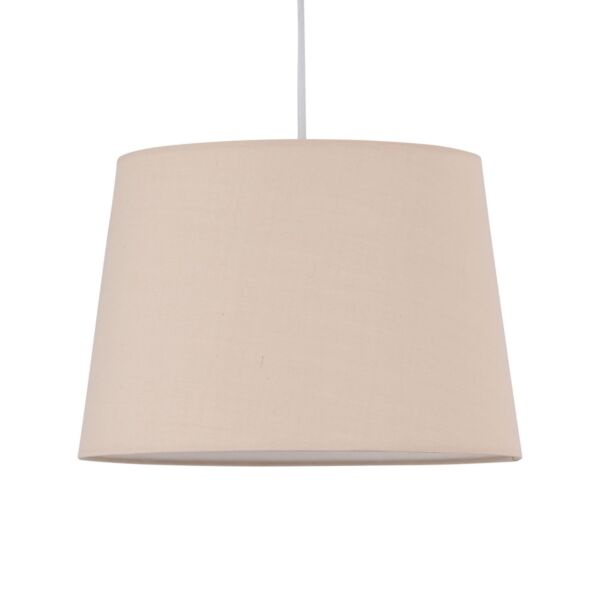 Natural Cotton 28cm Tapered Cylinder Pendant or Lamp Shade