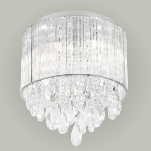 Harbour - Crystal Flush Ceiling Light