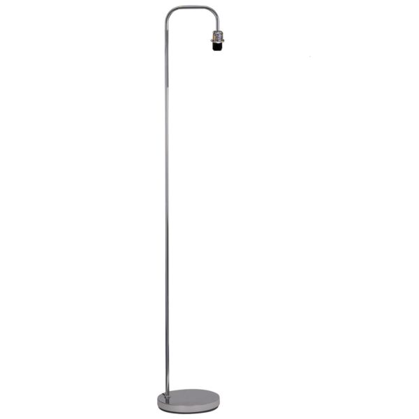 Chrome Arched Floor Lamp Base Only