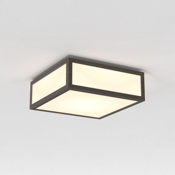 Astro Lighting - Mashiko 200 Square 1121056 - IP44 Bronze Ceiling Light