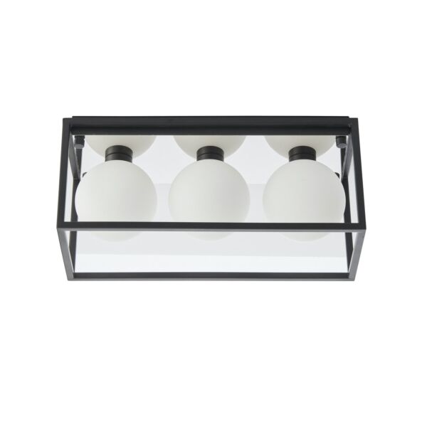 Bale -3lt Matt Black Bathroom Ceiling Light