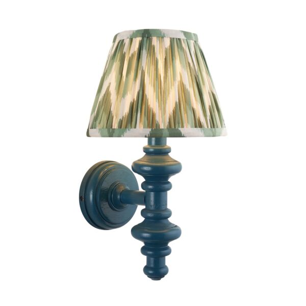 Endon Lighting - Carnaby & Zigzag 20cm - 114480 - Blue Green Wall Light