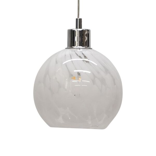 Confetti - White and Clear Glass Pendant Shade