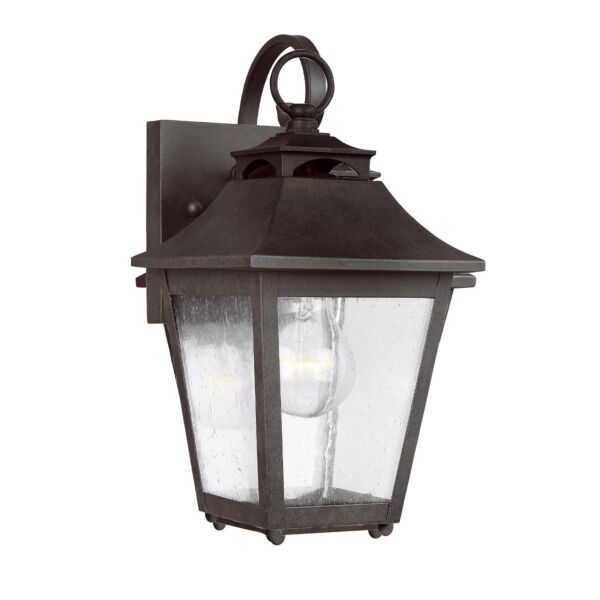 Feiss Lighting - Galena - FE-GALENA2-S-SBL - Sable Clear Seeded Glass IP44 Outdoor Wall Light