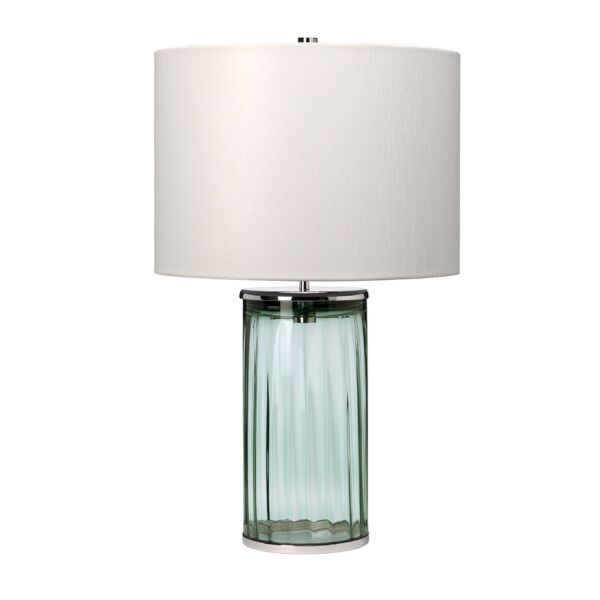 Quintiesse - QN-RENO-GREEN-PN - Reno Table Lamp - Green - Polished Nickel