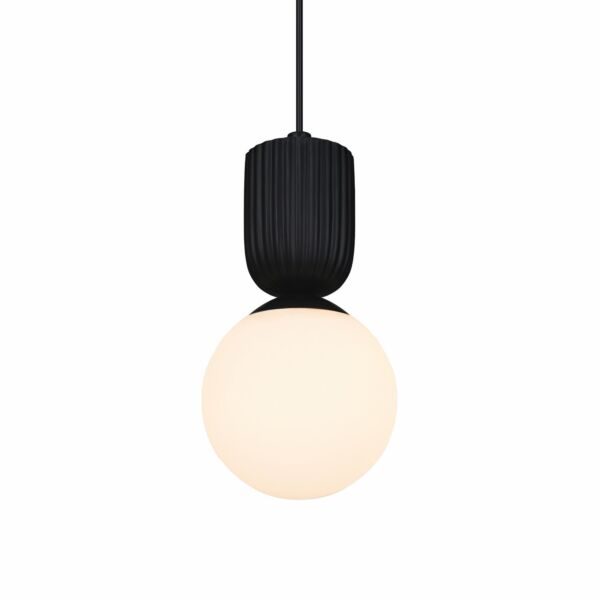 Nordlux - Sadie - 2512603003 - Black Opal Glass Ceramic Ceiling Pendant Light