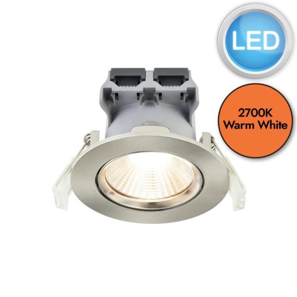 Nordlux - Fremont - 47570132 - LED Brushed Nickel Recessed Ceiling Downlight