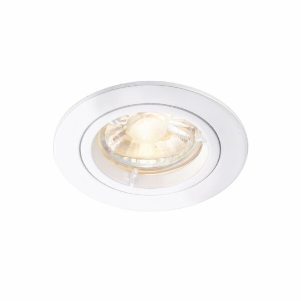 Saxby Lighting - Cast - 76006 - White Fixed Matt Recessed Ceiling Downlight