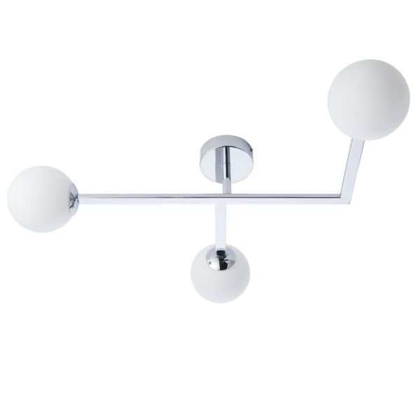 Carmelo - Polished Chrome Bathroom Ceiling Light