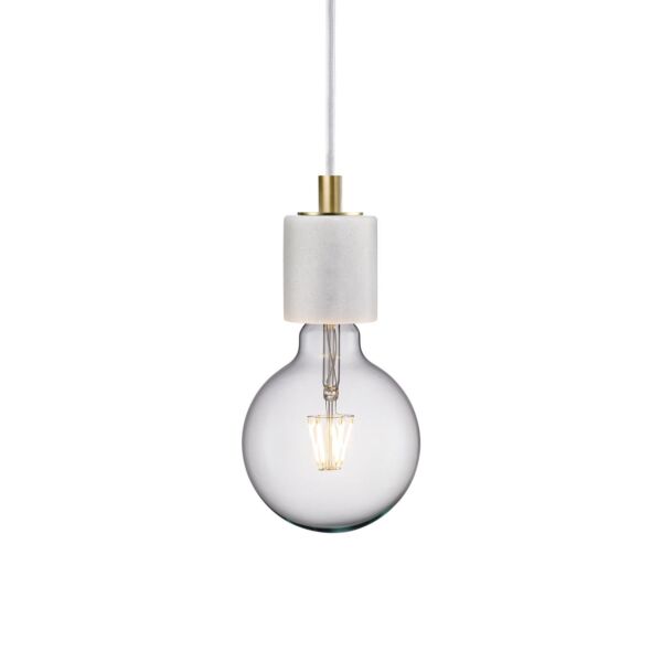 Nordlux - SiV - 45883001 - White Marble Flex Suspension Ceiling Pendant Light