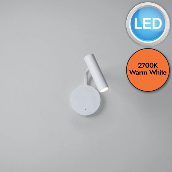 Astro Lighting - Enna - 1058032 - LED White Reading Wall Light