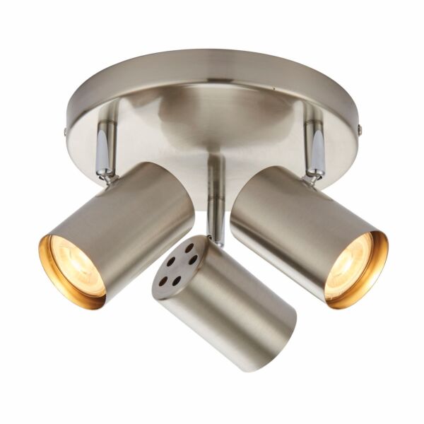 Saxby Lighting - Arezzo - 73688 - Chrome 3 Light Ceiling Spotlight