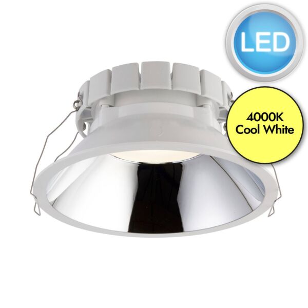 Saxby Lighting - Alto - 90959 - LED White 32w Recessed Ceiling Downlight