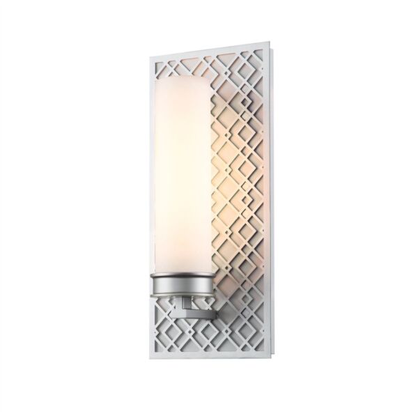 Elstead Lighting - Ziggy - ZIGGY1-LS - Silver IP44 Bathroom Wall Light