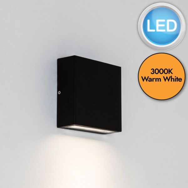 Astro Lighting - Elis Single LED 1331001 - IP54 Textured Black Wall Light