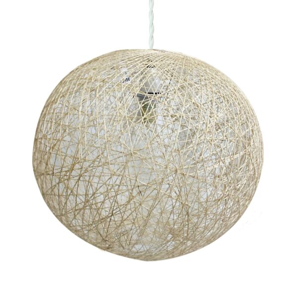 Abaca - Natural 14" Globe Ceiling Light Shade