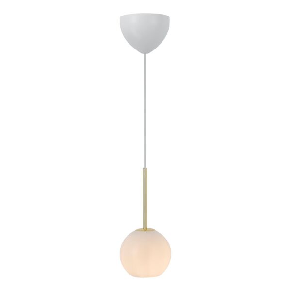 Nordlux - Franca 13 - 2312523035 - White Brass Opal Glass Ceiling Pendant Light