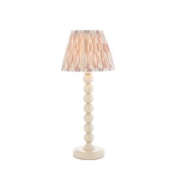 Endon Lighting - Higgledy & Ikat 20cm - 116230 - White Neutral Table Lamp With Shade