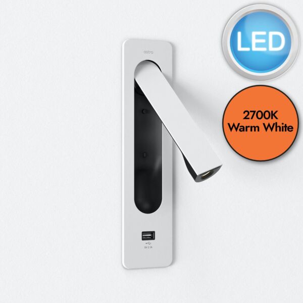 Astro Lighting - Keta - 1437005 - LED White Reading Wall Light