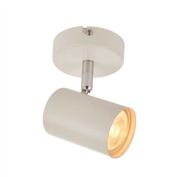 Saxby Lighting - Arezzo - 73684 - White Chrome Ceiling Spotlight