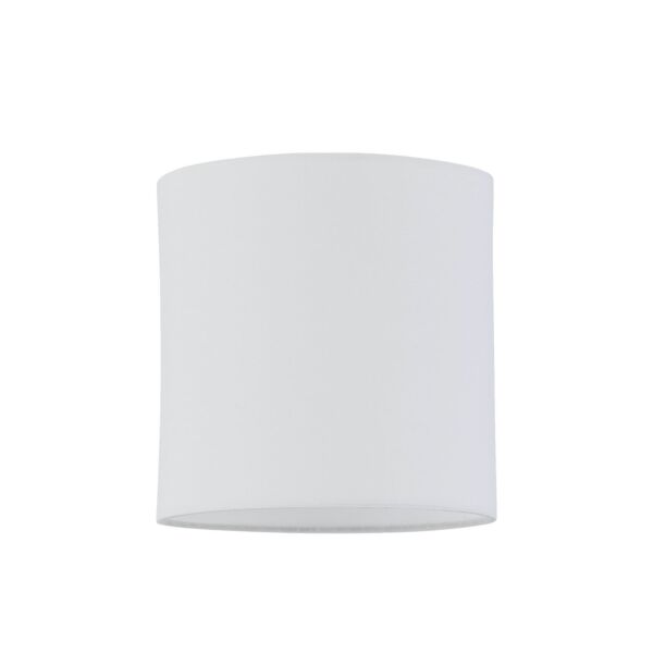 White Textured Cotton 17cm Table Lamp Shade