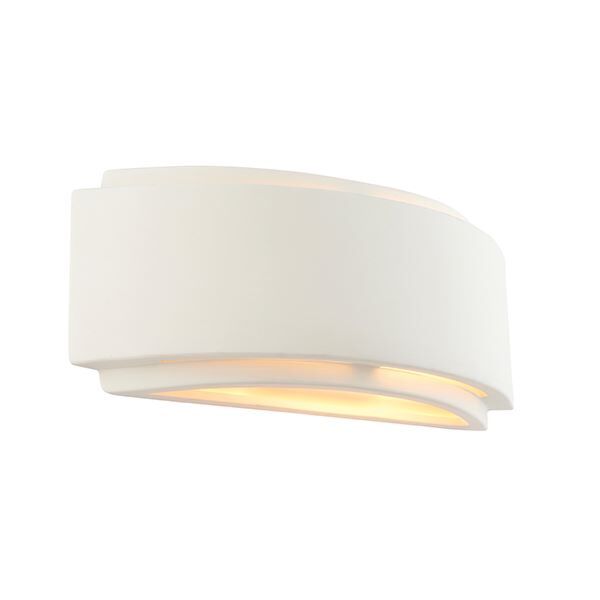 Endon Lighting - Gianna - 76570 - White Ceramic Wall Washer Light