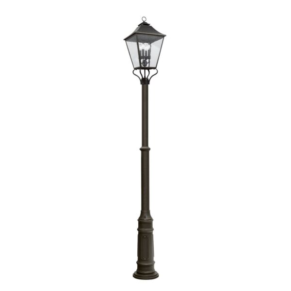 Feiss Lighting - Galena - FE-GALENA5-XL-SBL - Sable 4 Light IP44 Outdoor Lamp Post