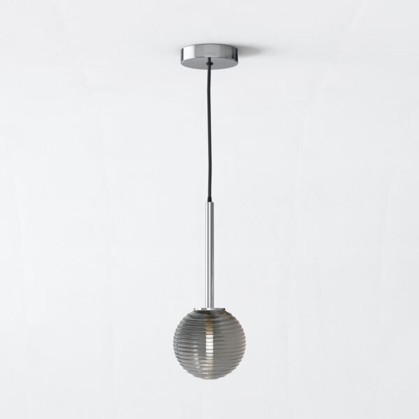 Astro Lighting - Tacoma - 5036005 & 1429026 - Chrome Smoked Glass IP44 Ceiling Pendant Light