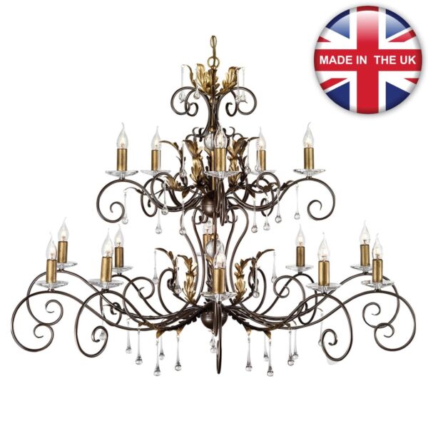 Elstead - Amarilli AML15-BRONZE Chandelier