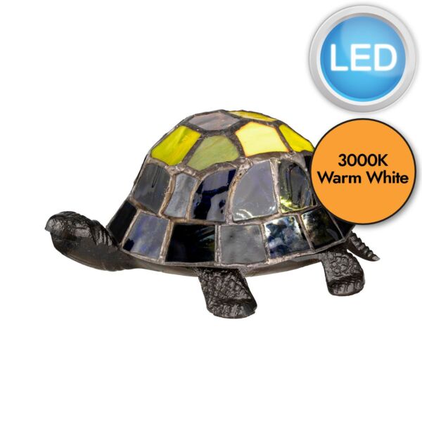 Elstead - Quoizel - Tiffany Animal Lamps QZ-TORTOISE-TL Table Lamp