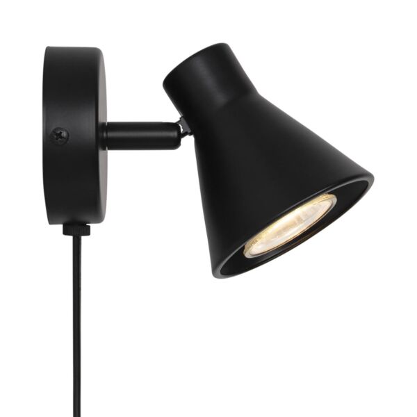 Nordlux - Eik - 45761003 - Black Plug In Spotlight