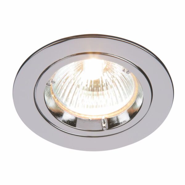 Saxby Lighting - Cast - 52329 - Chrome Fixed Recessed Ceiling Downlight