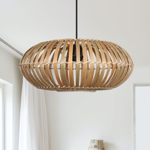 Loren - Bamboo Natural Pendant Lightshade