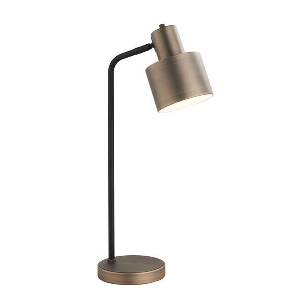 Endon Lighting - Mayfield - 78705 - Antique Bronze Black Task Table Lamp