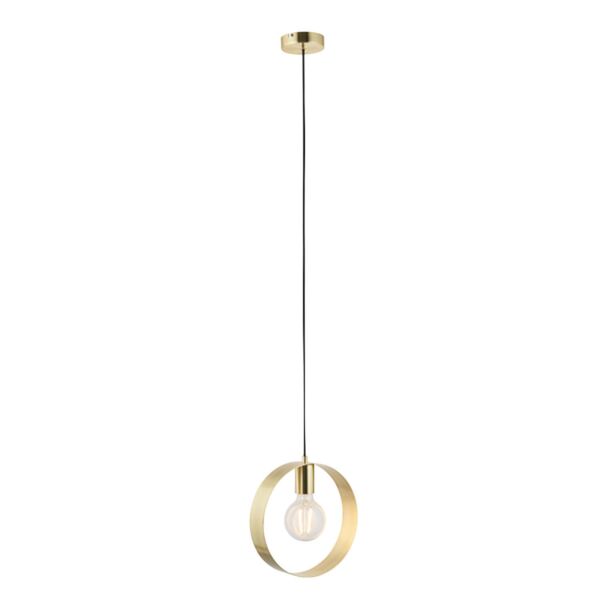 Endon Lighting - Hoop - 81921 - Brushed Brass Ceiling Pendant Light