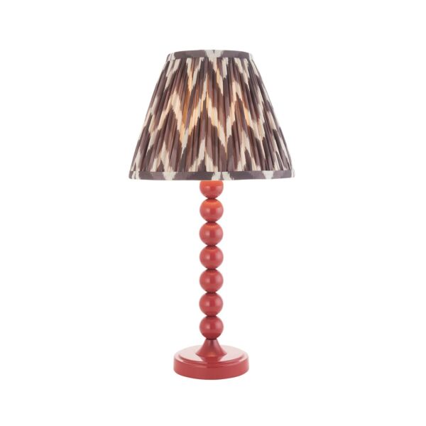 Endon Lighting - Higgledy & Zigzag 25cm - 114730 - Pink Grey Table Lamp With Shade