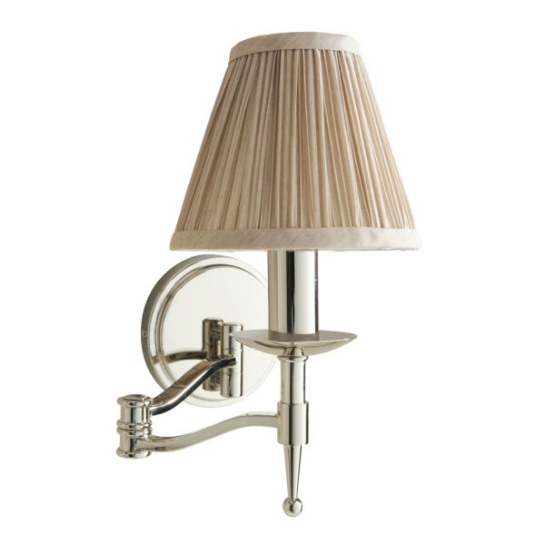 Interiors 1900 - Stanford - 63658 - Nickel Beige Wall Light