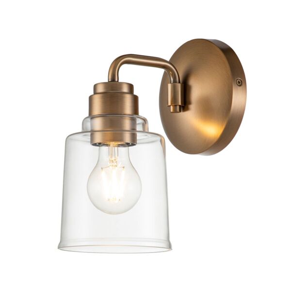 Kichler Lighting - Aivian - KL-AIVIAN1-WBR - Brass Clear Glass Wall Light