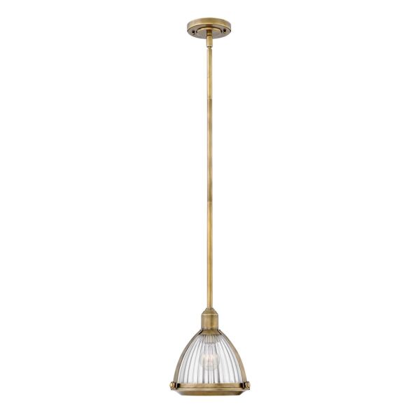 Quintiesse - QN-ELROY-HB - Elroy 1 Light Pendant - Heritage Brass