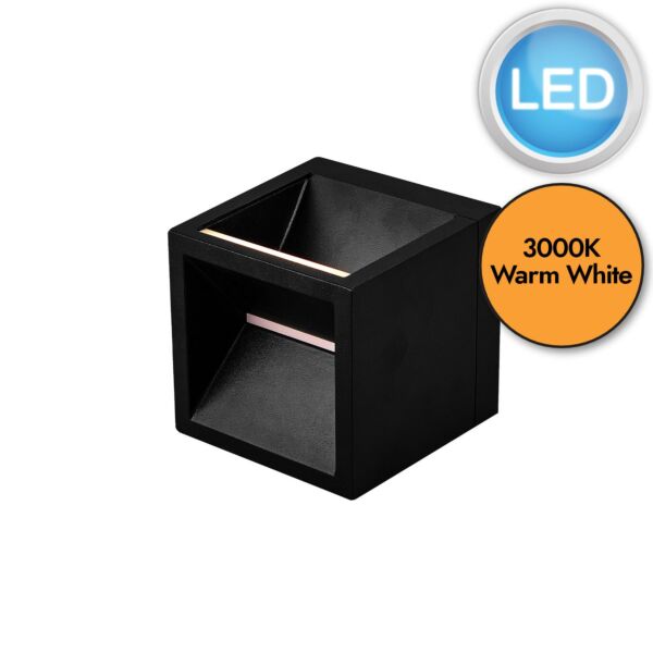 Nordlux - Rivo - 2518321003 - LED Black IP54 Outdoor Wall Washer Light