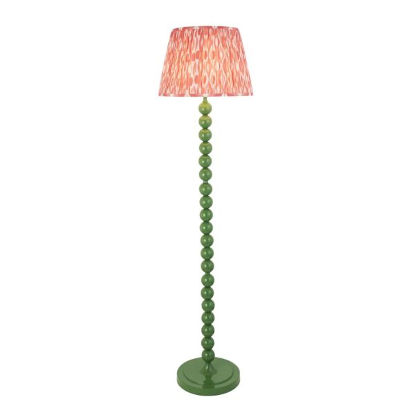 Endon Lighting - Higgledy & Ikat 40cm - 114637 - Green Pink Floor Lamp