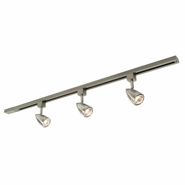 Saxby Lighting - Bullett - 48025 - Chrome 3 Light Ceiling Track Light