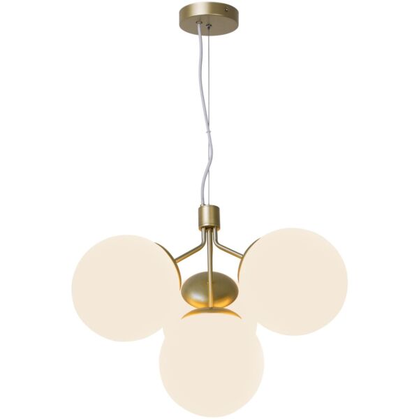 Nordlux - Ivona - 2112153035 - Brass Opal Glass 4 Light Ceiling Pendant Light