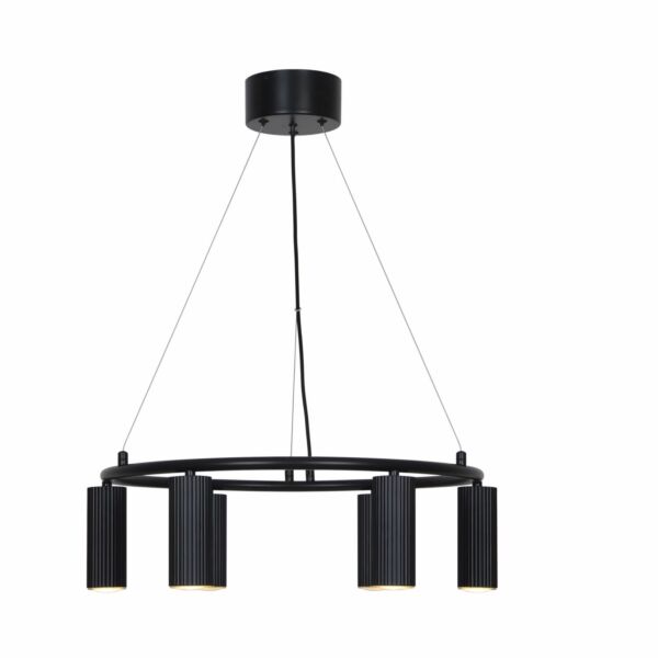 Nordlux - Vico - 2512323003 - Black 6 Light Ceiling Pendant Light