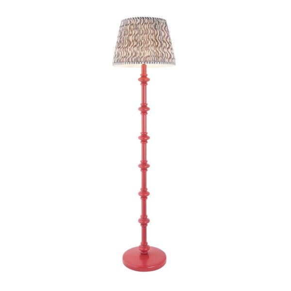 Endon Lighting - Carnaby & Ripple 40cm - 114413 - Pink Grey Floor Lamp