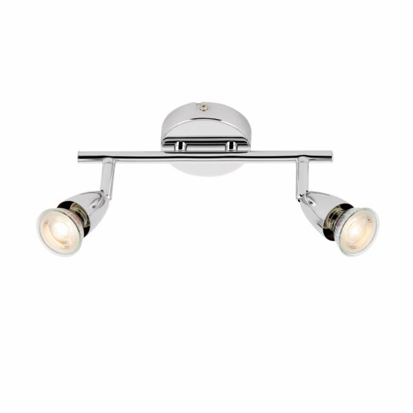 Saxby Lighting - Amalfi - 43278 - Chrome 2 Light Ceiling Spotlight