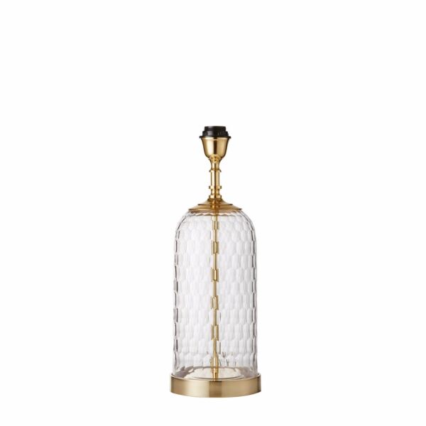 Endon Lighting - Wistow - 73106 - Solid Brass Clear Glass Base Only Table Lamp