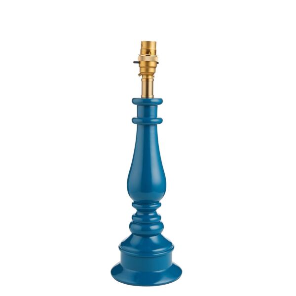 Endon Lighting - Myrtle - 112165 - Blue Warm Brass Base Only Table Lamp